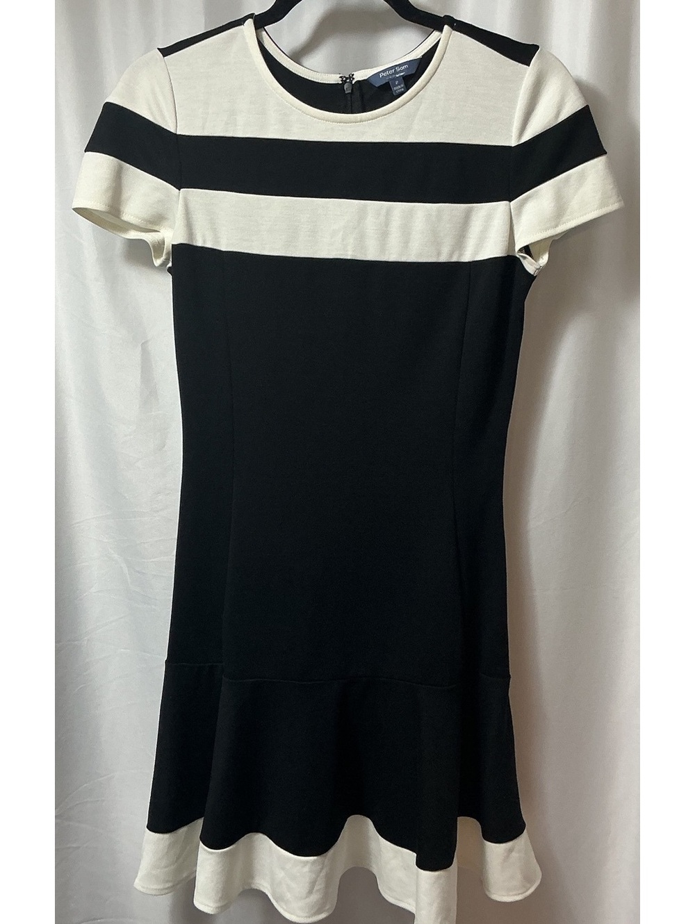 Peter Som for Design Nation Black Ivory Dress Size 2 Office wedding party work